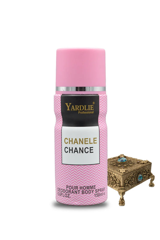 Yardlie Professional chanele chance Body Spray 150ml.