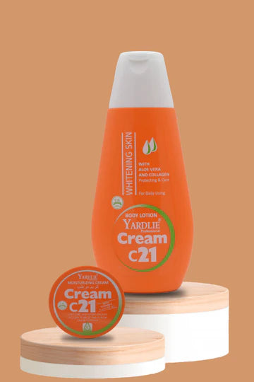 Yardlie Moisturizing Lotion and C21 Cream Combo.