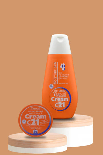 Yardlie Moisturizing Lotion and C21 Cream Combo.