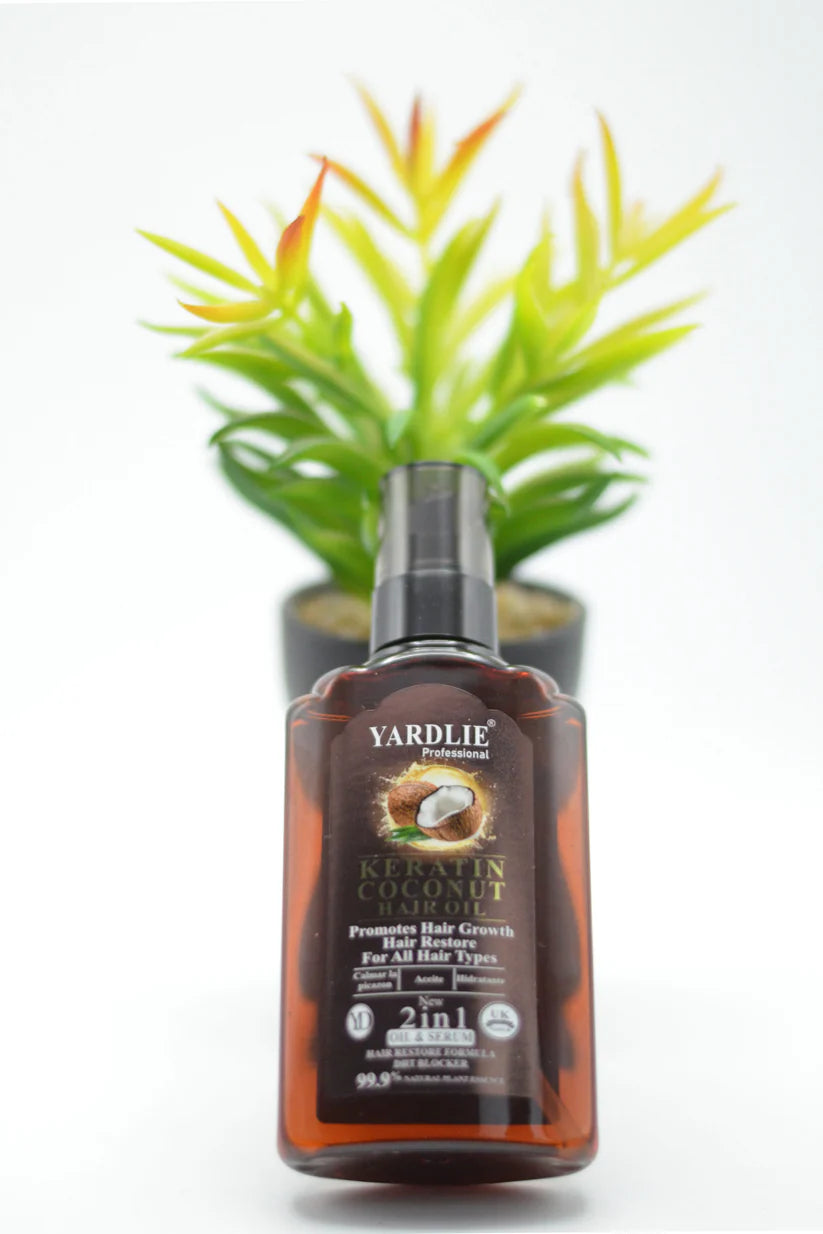 Yardlie Professional Keratin Coconut Hair Oil 120ml.