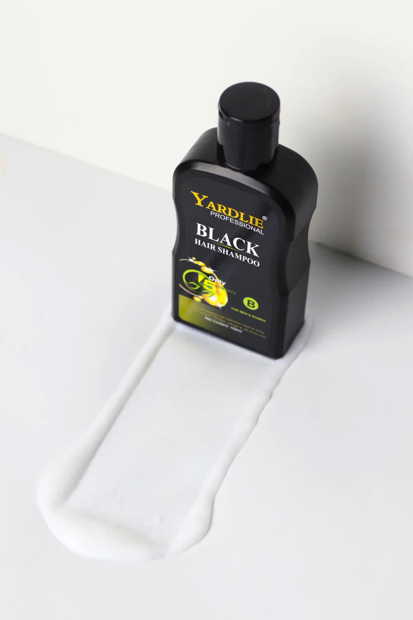 Yardlie Professional Hair Dye Shampoo Mixing Paste Natural Black 200ml.