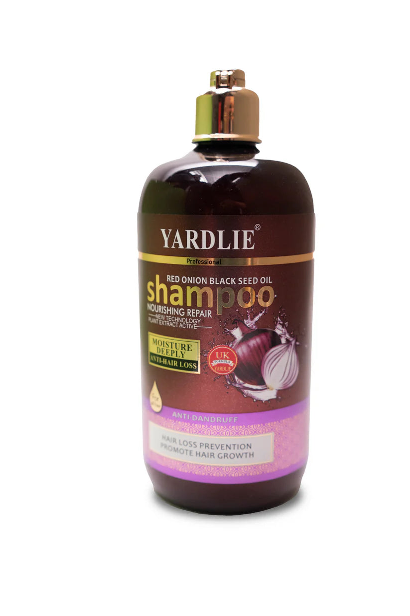 Yardlie Professional Red Onion Black Seed With Flower Aroma Shampoo 500g.