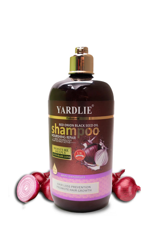 Yardlie Professional Red Onion Black Seed With Flower Aroma Shampoo 500g.